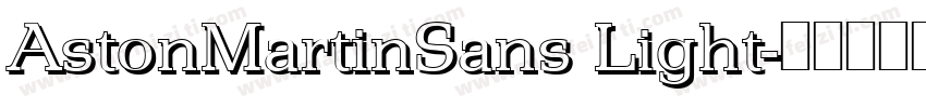 AstonMartinSans Light字体转换